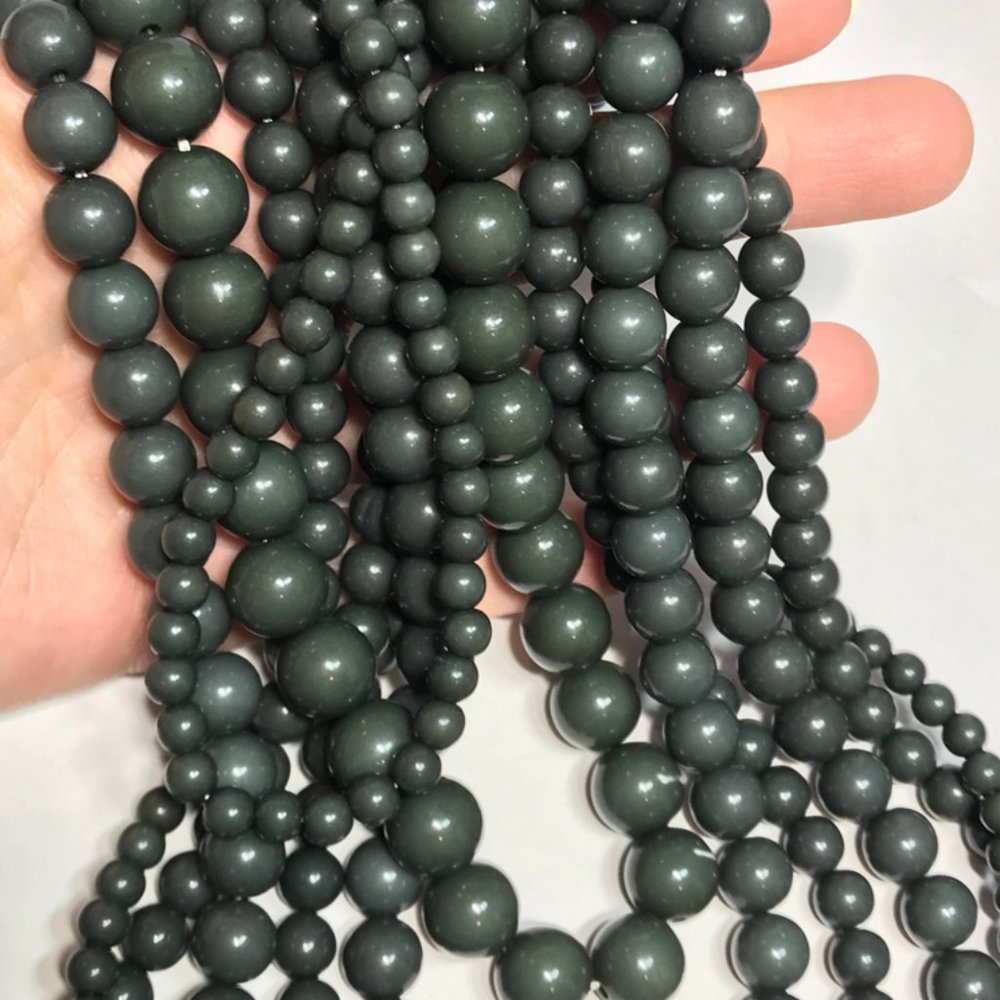 Long Grey Necklace